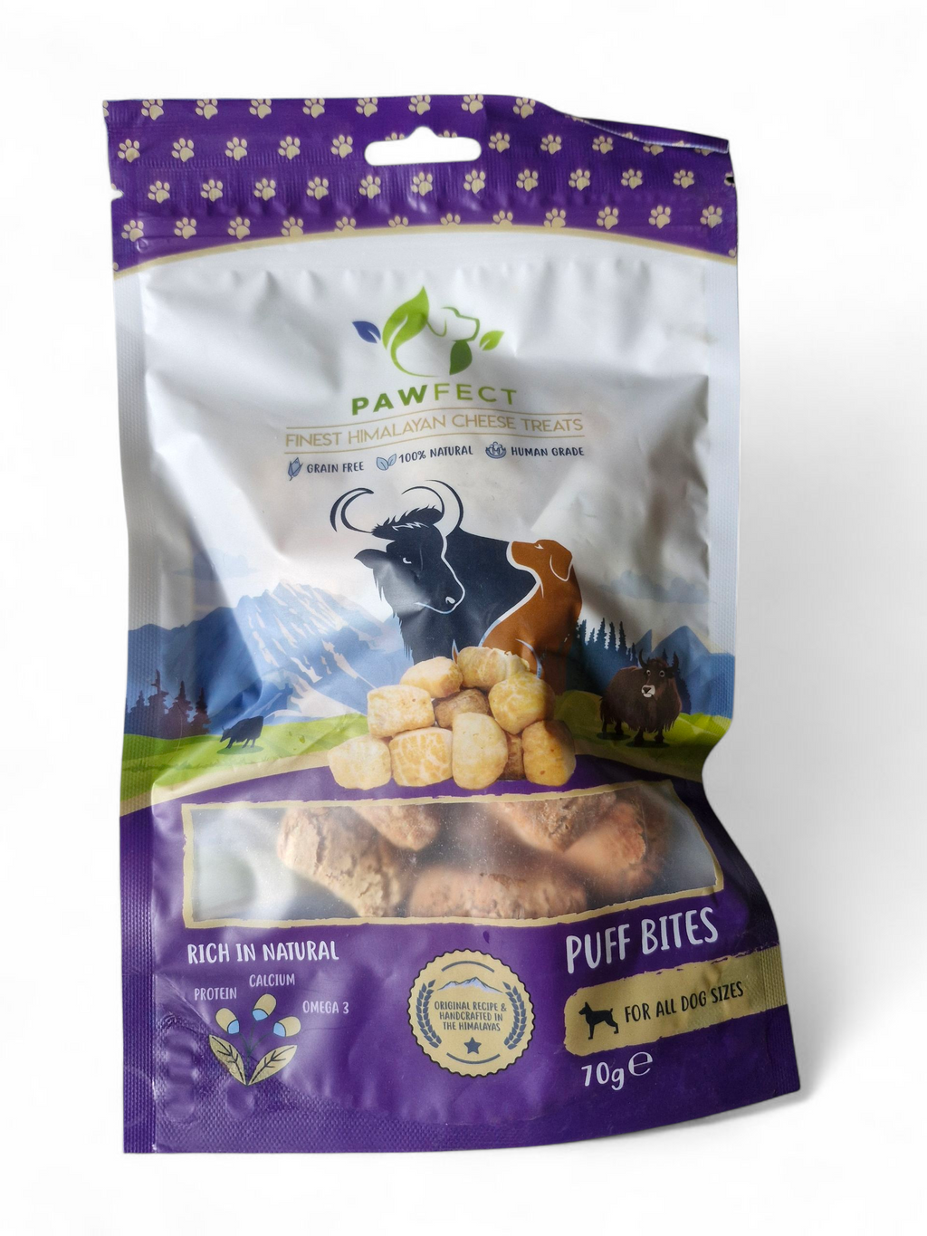 Pawfect Himalayan Cheese Puffed Bites 70g