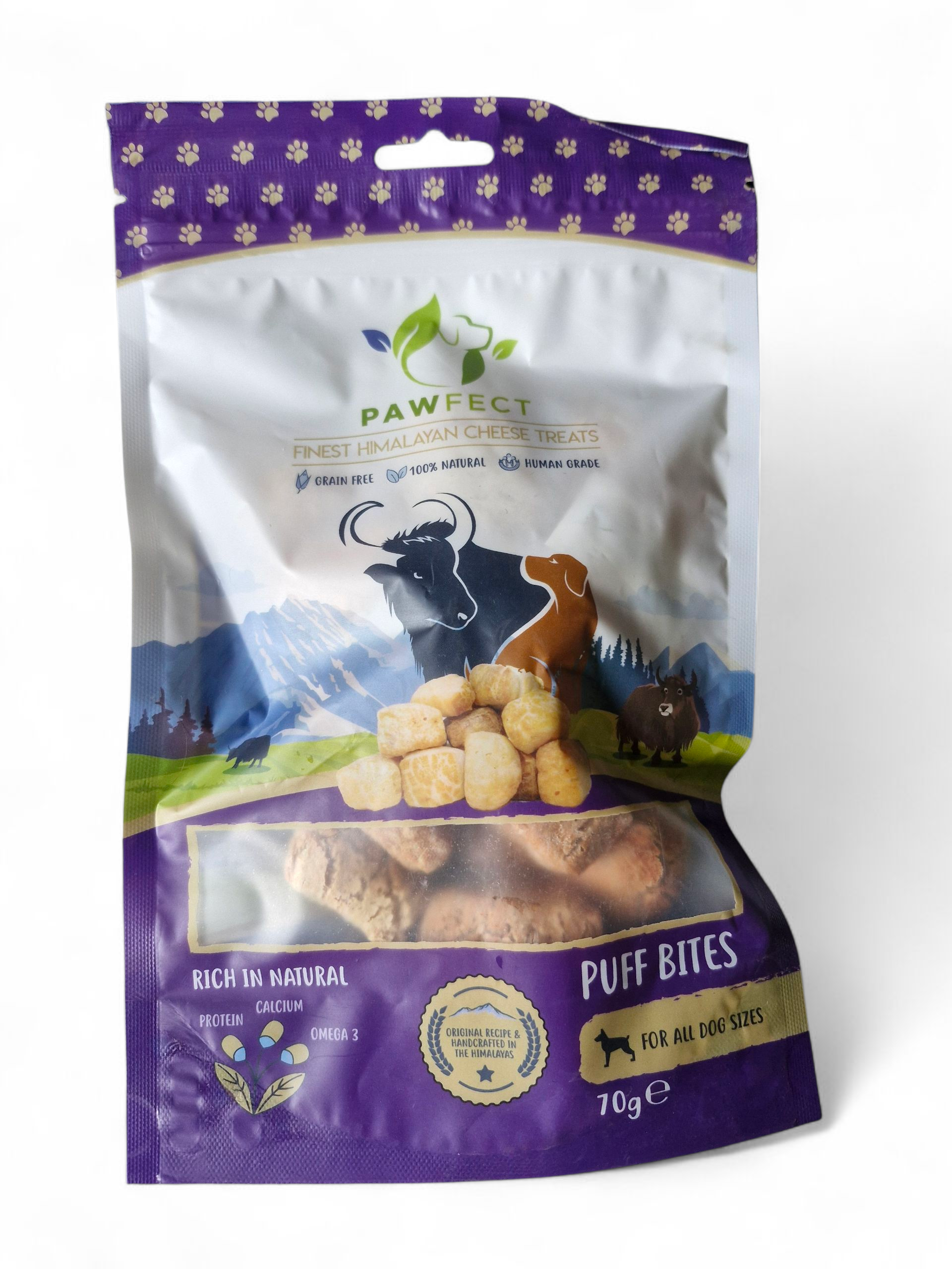 Pawfect Himalayan Cheese Puffed Bites 70g