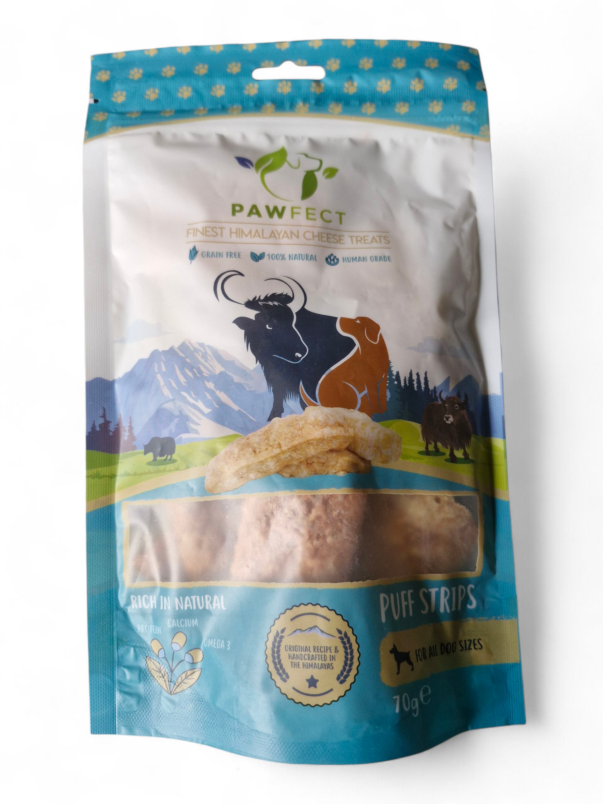Pawfect Himalayan Cheese Puffed Strips 70g